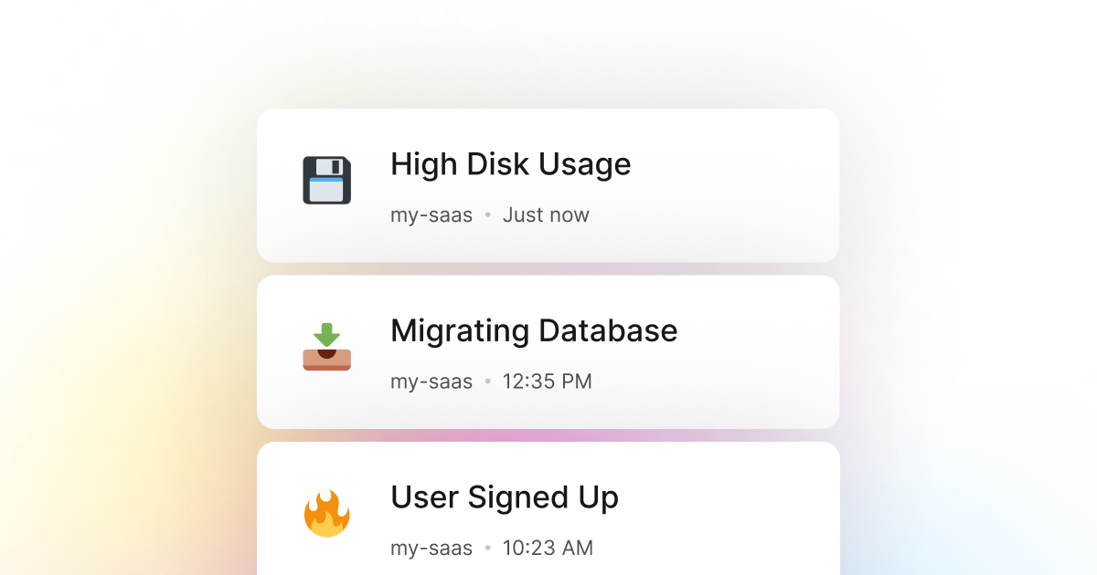 Monitor high disk usage in your JavaScript application