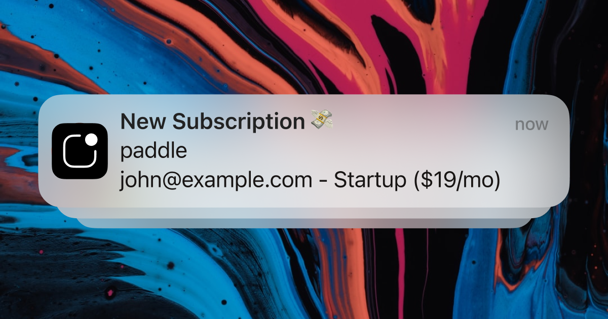 Track your Paddle Payments with LogSnag