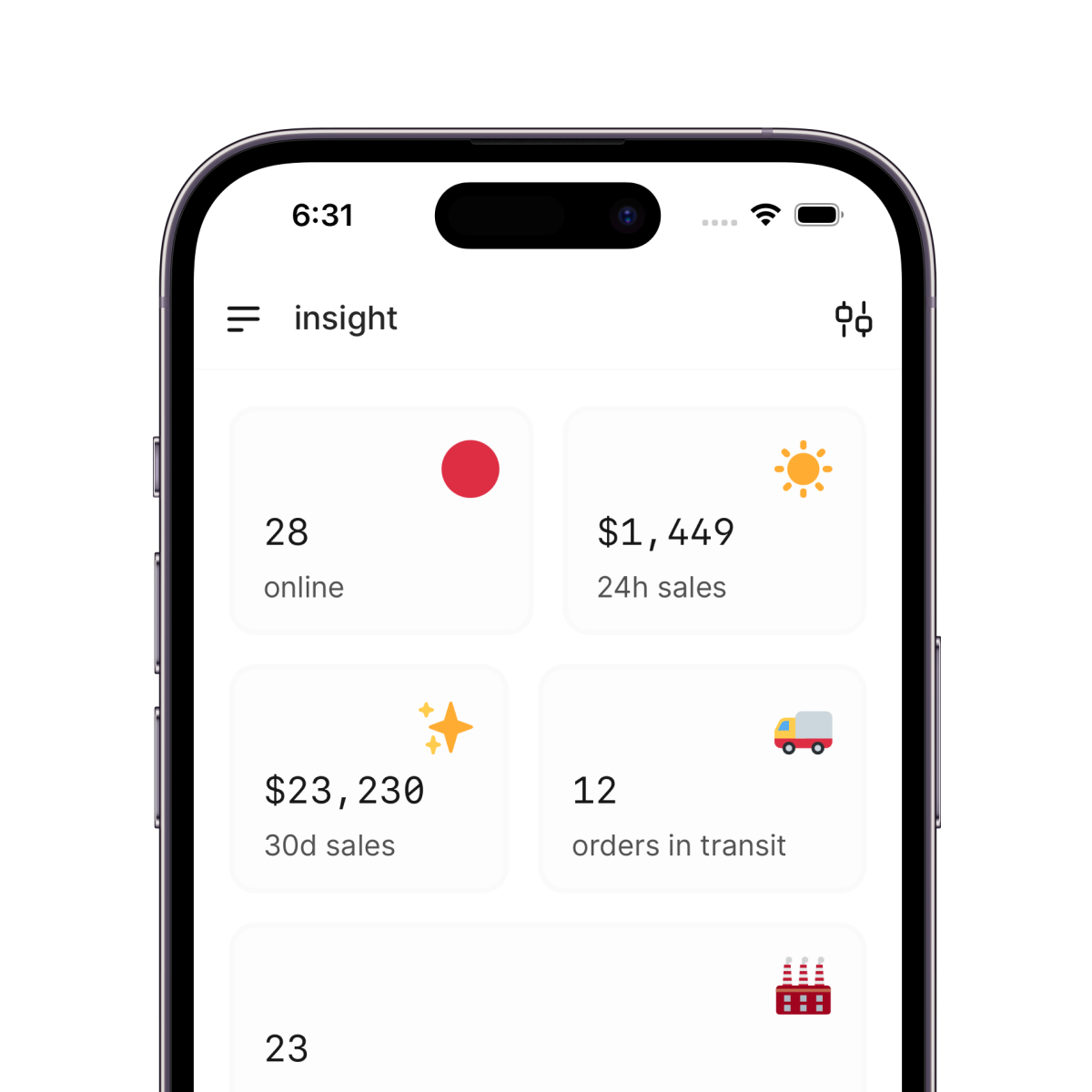 LogSnag Mobile Insights Screenshot