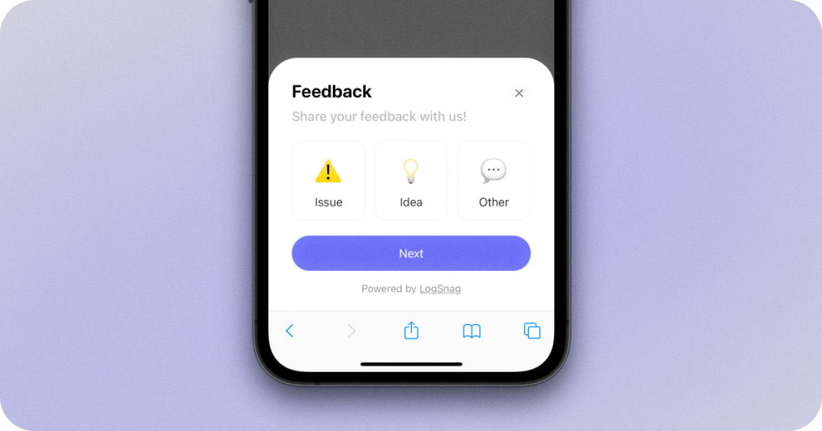 feedback widget