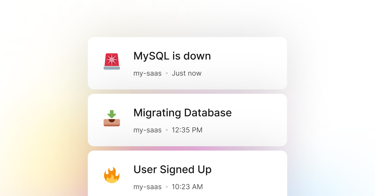 Monitor MySQL downtime in your NodeJs application