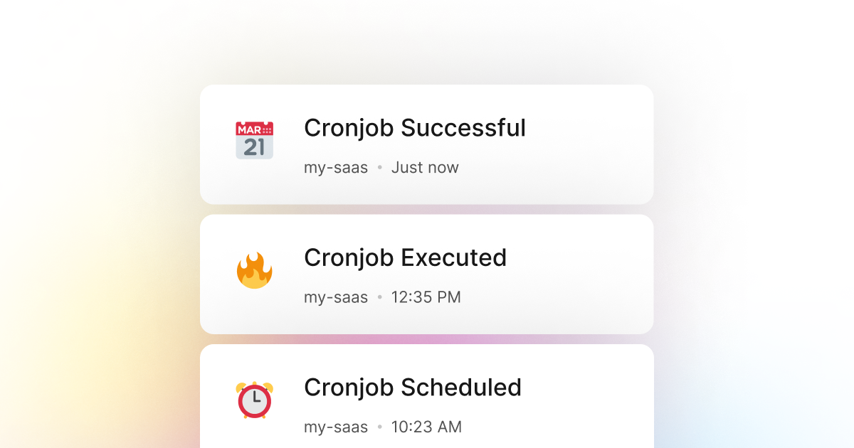 Track your JavaScript cron jobs
