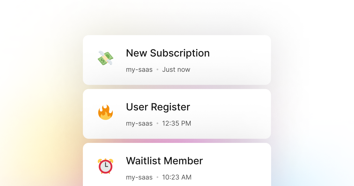 Track user signup events via Shell